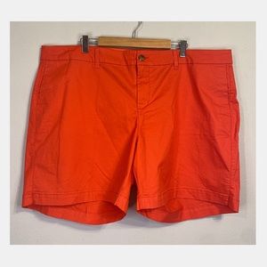 Old Navy Everyday Orange Shorts, Size 22